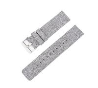 Aqxypas Correa de nailon tejido for hombre y mujer, banda de repuesto de lona de arcoíris a la moda de 12/14/16/18/20/22mm de liberación rápida for Watch4 Classic(Grey silver,20mm)