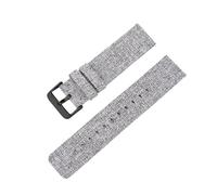 Aqxypas Correa de nailon tejido for hombre y mujer, banda de repuesto de lona de arcoíris a la moda de 12/14/16/18/20/22mm de liberación rápida for Watch4 Classic(Grey black,16mm)
