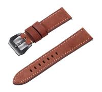 Aqxypas Correa de reloj de repuesto de correa de reloj de 22 mm y 24 mm de liberación rápida Correa de reloj de cuero genuino de grano superior(Ralap 4,24mm)