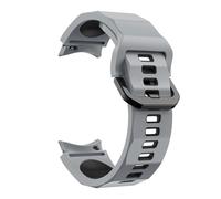 Aqxypas Correa de silicona for Galaxy Watch 5 Pro 45mm Silicone Wave Ocean Band for Galaxy Watch 5 4 Correa 40 44 45 Rojo Negro(Gray black)