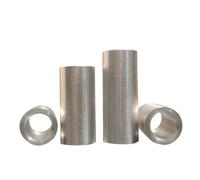 Aqxypas Junta de arandela de buje de Acero Inoxidable M15 304, Manguito Espaciador Hueco Redondo sin Rosca, OD 17/18/20/22/25mm de Longitud 8-60mm(15x20x1mm (2pcs))