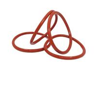 Aqxypas Junta tórica VMQ de caucho resistente a altas temperaturas, color rojo, de silicona CS, grosor 2,4/2,5/3,5/4/5/5,7 mm, con especificaciones completas.(OD60xCS2.4(1pc))