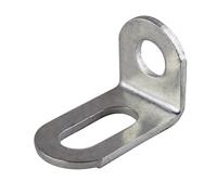 Aqxypas Lote de 10 soportes de esquina ajustables, de hierro y metal, en forma de L, for soporte de estantes, conexión de tableros, etc.(Silver 10PCS)