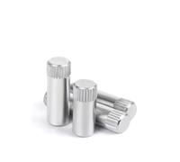 Aqxypas M1.5 M2 M2.5 M3 M4 M5 304 pasador cilíndrico de acero inoxidable, varilla del eje, pasador paralelo, pasadores moleteados individuales, varilla de conexión Tot ( Size : M3x30mm 30pcs )