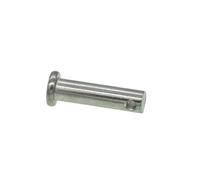 Aqxypas Pasadores de horquilla M5 M6 M8 con cabeza, eje de acero inoxidable 304, cabeza plana con orificio, pasador, pasador, pasadores cilíndricos ( Size : M6(10PCS) , Color : 12mm )