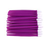 AQXYQAZZ 20 piezas de empujadores de cutículas de uñas con mango de plástico y cabezal de goma, 9,7 cm, pegatinas for uñas, empujadores, herramientas de manicura de doble extremo(PURPLE)