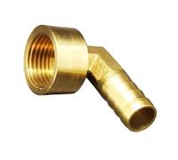 AQXYUULL 1/4 "3/8" 1/2 "Hembra a 6 8 10 12 14 16mm Espiga for Manguera Codo Trasero Adaptador de latón de 90 Grados Conector acoplador Agua Gas Aceite(12mm Barb,1/2")