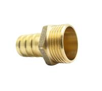 AQXYUULL Rosca Macho de 1 "X 10/12/14/16/19/25/32mm, Espiga for Manguera, Adaptador de Conector acoplador de pezón, Accesorio de tubería de latón con púas(19mm)