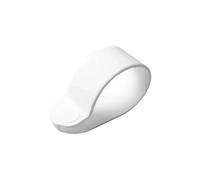 AQXYWAZQ Conjunto de Cubierta Protectora for M365/1S/PRO, Mango Antideslizante, Freno, Pulgar, Acelerador, Funda, Organizador de Patinete eléctrico, Tubos de bobinado(C- White)