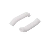 AQXYWAZQ Conjunto de Cubierta Protectora for M365/1S/PRO, Mango Antideslizante, Freno, Pulgar, Acelerador, Funda, Organizador de Patinete eléctrico, Tubos de bobinado(A- White)