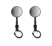 AQXYWAZQ Espejo retrovisor Ajustable for Manillar de Patinete eléctrico MAX G30 G3 G2 F3 E3 ZT3.(2pc)