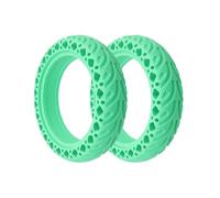 AQXYWAZQ Neumático sólido de Goma for Patinete eléctrico M365 Pro, con Orificio sólido, Amortiguador, Rueda Duradera no neumática de 8,5 Pulgadas.(2pcs Green)