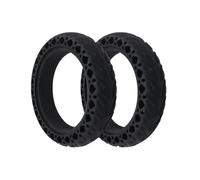 AQXYWAZQ Neumático sólido de Goma for Patinete eléctrico M365 Pro, con Orificio sólido, Amortiguador, Rueda Duradera no neumática de 8,5 Pulgadas.(2pcs Black)