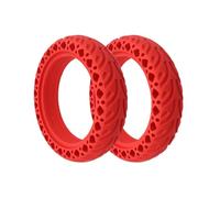 AQXYWAZQ Neumático sólido de Goma for Patinete eléctrico M365 Pro, con Orificio sólido, Amortiguador, Rueda Duradera no neumática de 8,5 Pulgadas.(2pcs Red)