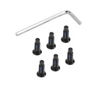 AQXYWAZQ Tornillos de 4, 6 y 10 Piezas for Patinete eléctrico P100S, P65 MAX, G2, G65, G30, G30D, F40, F30 y F20, con Tubo de Horquilla Delantera y Base for Tablero.(6 pcs)