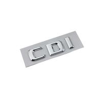 AQXYWQLL Pegatina de Letras 3D ABS CDI, Insignia for Maletero de Coche, Compatible con B180 E260 E200 C200 GLK 220 250 ML 320 CDI, Accesorios con Logotipo(Color:Chrrome 17-23)