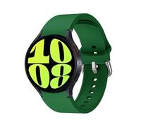 AQXYWQOL Correa de 20 mm Compatible con Galaxy Watch 4/5/6 44 mm 40 mm 5 Pro 45 mm Pulsera de silicona Galaxy Watch 6 Correa clásica de 47 mm 43 mm(Clover,6 classic 43mm 47mm)