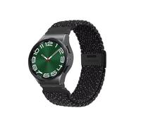 AQXYWQOL Correa de Nailon Compatible con Galaxy Watch 6 Classic 43mm 47mm 6 5 4 40mm 44mm Pulsera elástica Individual for Galaxy Watch 5 Pro 45mm(Black unity2-B,Watch 6 Classic)
