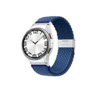 AQXYWQOL Correa de nailon Compatible con Galaxy Watch 6 Classic 43mm 47mm 6 5 4 40mm 44mm Pulsera elástica individual for Galaxy Watch 5 Pro 45mm(Cold sea blue-S,Watch 6 5 4 40mm)