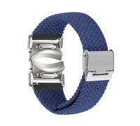 AQXYWQOL Correa de nailon sin espacios Compatible con Galaxy Watch 6 Classic 43mm 47mm 6 5 4 40mm 44mm pulsera for Galaxy 5Pro banda elástica de 45mm(Cold sea blue,Watch 6 Classic)