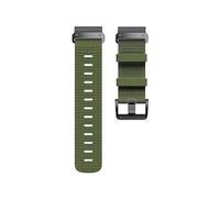 AQXYWQOL Correa de reloj de liberación rápida de nailon de 22 mm y 26 mm compatible con Watch Instinct 2X banda trenzada Forerunner 965 S60 S62 S70 Reemplazo de pulsera(Army green,Universal 22mm)