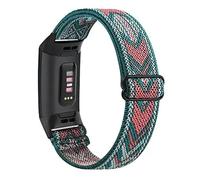 AQXYWQOL Correa de reloj elástica de nailon Compatible con Charge 4, 3 correas, pulsera de tela deportiva, Charge3, 4 bandas, correa de reloj tejida(Green Arrow,For Charge 4)