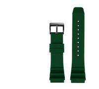 AQXYWQOL Correa de silicona de 22 mm Compatible con reloj de buceo con pez espada MDV-106 MDV-107 MTP-VD01D efr-303l Correa de reloj Correa de hombre naranja y verde(Green black,20mm)