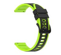 AQXYWQOL Correa de silicona de 22mm y 20mm Compatible con reloj inteligente C81 C80 P71 P73 I30 I31 M42 M41 P8 P28 V23 Pro(Black Green,22mm Watch)