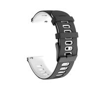 AQXYWQOL Correa de silicona de 22mm y 20mm Compatible con reloj inteligente C81 C80 P71 P73 I30 I31 M42 M41 P8 P28 V23 Pro(Black White-01,20mm Watch)