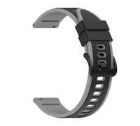 AQXYWQOL Correa de silicona de 22mm y 20mm Compatible con reloj inteligente C81 C80 P71 P73 I30 I31 M42 M41 P8 P28 V23 Pro(Black Grey,22mm Watch)