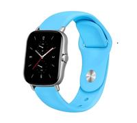 AQXYWQOL Genérico Correa deportiva Compatible con GTS-GTR-4-3-2-2e-Mini-Pro-stratos 2 3 pulsera de silicona bip-US-3-pro 20mm 22mm(Blue,22mm)