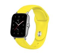 AQXYWQOL Genérico Correa deportiva Compatible con GTS-GTR-4-3-2-2e-Mini-Pro-stratos 2 3 pulsera de silicona bip-US-3-pro 20mm 22mm(Yellow,22mm)
