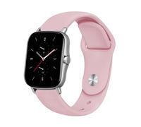 AQXYWQOL Genérico Correa deportiva Compatible con GTS-GTR-4-3-2-2e-Mini-Pro-stratos 2 3 pulsera de silicona bip-US-3-pro 20mm 22mm(Pink sand,22mm)