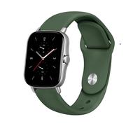 AQXYWQOL Genérico Correa deportiva Compatible con GTS-GTR-4-3-2-2e-Mini-Pro-stratos 2 3 pulsera de silicona bip-US-3-pro 20mm 22mm(Olive,20mm)