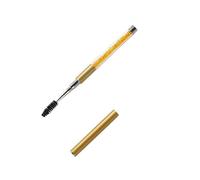 Aqxyxsw 10 Uds. De brochas de maquillaje, varitas de rímel de extensión de pestañas con purpurina duraderas portátiles, brocha de maquillaje con mango de cristal de diamante lingli(Color:Yellow)