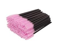 Aqxyxsw 100/500/1000 Uds cepillos desechables for pestañas carretes for pestañas aplicador de varitas for extensión de pestañas herramienta de maquillaje lingli(Color:100pcs pink)