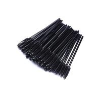 Aqxyxsw 100/500/1000 Uds cepillos desechables for pestañas carretes for pestañas aplicador de varitas for extensión de pestañas herramienta de maquillaje lingli(Color:1000pcs black)
