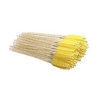 Aqxyxsw 2000pc cepillo cosmético for pestañas, varitas de máscara de cristal, aplicador, cepillos de pestañas de diamante, cepillos de maquillaje desechables con purpurina, herramienta lingli(Color:05