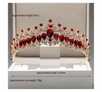 Aqxyxsw GUYTRM Tocados de Novia con una Corona de graduación de Moda for Mujer Morada clásica(2_Tiaras)