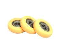 AQXYYWEI Rueda for máquina de remo de 4 piezas de diámetro exterior de 36 mm, 60836-10, con asiento de remero, rodamiento recubierto de plástico de 8 x 36 x 10 mm