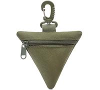 AQzxdc Mini Bolsa EDC Molle for Exteriores, Cartera portátil for Llaves y Tarjetas con mosquetón, Bolsa for Guardar Monedas, Monedero pequeño Colgante, riñonera for Acampar(Green)