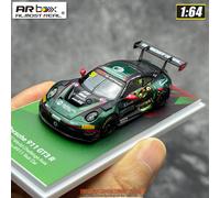 AR BOX Modelo Diecast Nuevo 1/64 Porsche 911 GT3 R 2026 GT Challenge Asia Mandalika # Modelo de Coche de Prueba 911 Stcollection 68-2 Test Car