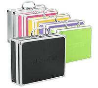 AR Carry Box - Maleta de aluminio pequeña (260 x 210 x 80 mm, aluminio), color negro