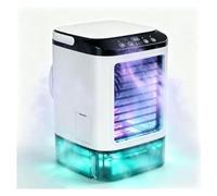 Ar Condicionado Portatil de 900ml, Depósito 900ml,con Caja De Hielo,3 en 1 Aire A Acondicionado 2 Modos de Nebulización,LED Coloridos Oficina En Casa