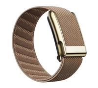 AR LABS SuperKnit Luxe WHOOP 5.0 Peak/One & MG Correa compatible | Tejido ultrasuave de alta calidad | Acero inoxidable con tratamiento PVD de metal precioso | Incluye gancho, cierre y deslizador, One