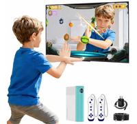 AR Motion - Consola de juegos para niños: sistema de videojuegos de TV Plug and Play para juegos físicos en interiores, diversión familiar interactiva, noche, fiestas, tiempo de juego, gran regalo
