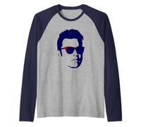AR Rahman Retrato Camiseta Manga Raglan