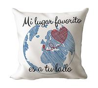 AR Regalos Cojín “Mi Lugar Favorito es a tu Lado”