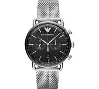 AR11104 Reloj analógico de 49 mm (plata) - Armani