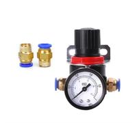 AR2000 1/4 "rosca BSPT compresor de aire neumático regulador de presión válvula reductora 4MM 6MM 8MM 10MM 12MM accesorios de conector